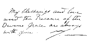 Mother's  Handwriting