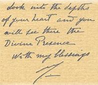 Mother's writing