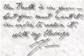 Mother's writing