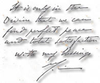 Mother's writing